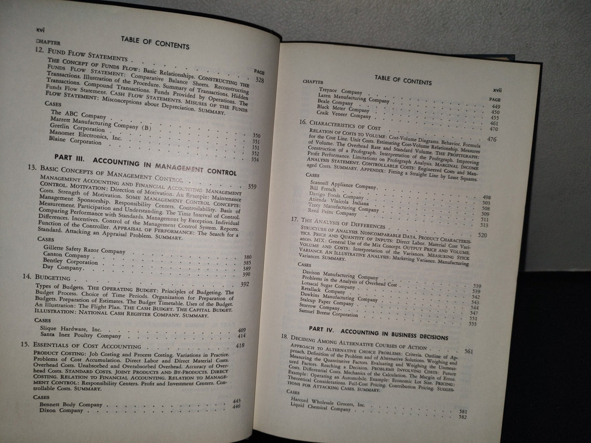 145- Management Accounting. Text And Cases - Robert N. Anthony - Richard D. Irwing, Inc. 1964