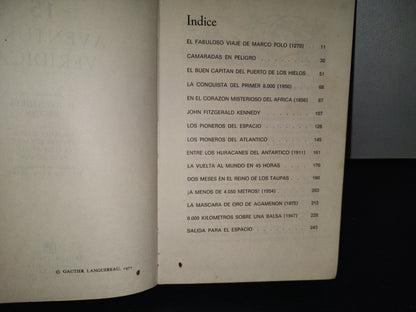 84- 15 Aventuras Verídicas. Editorial Fher S. A. - 1971