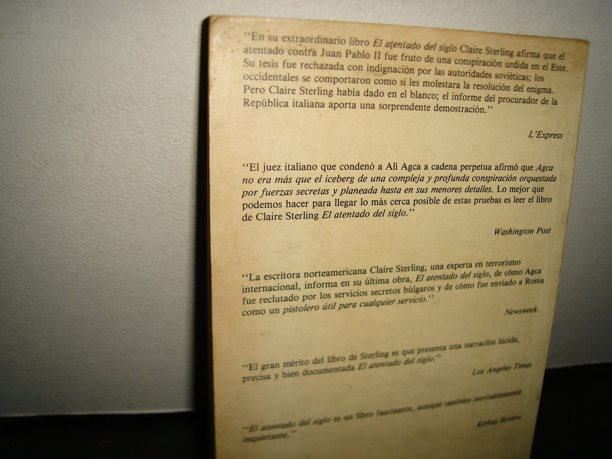 18- El Atentado Del Siglo - Claire Sterling