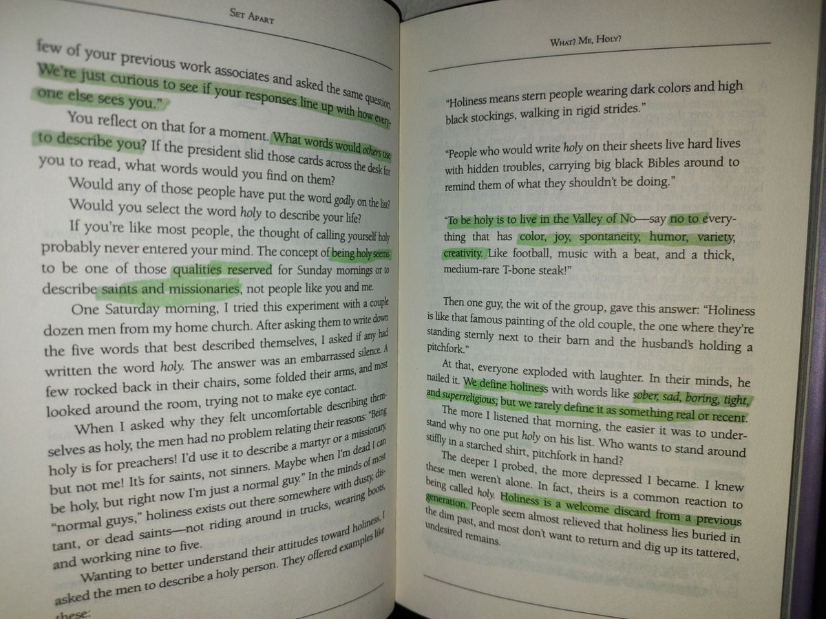 153- Set Apart. Discovering Personal Victory Through Holiness - Bruce Wilkinson