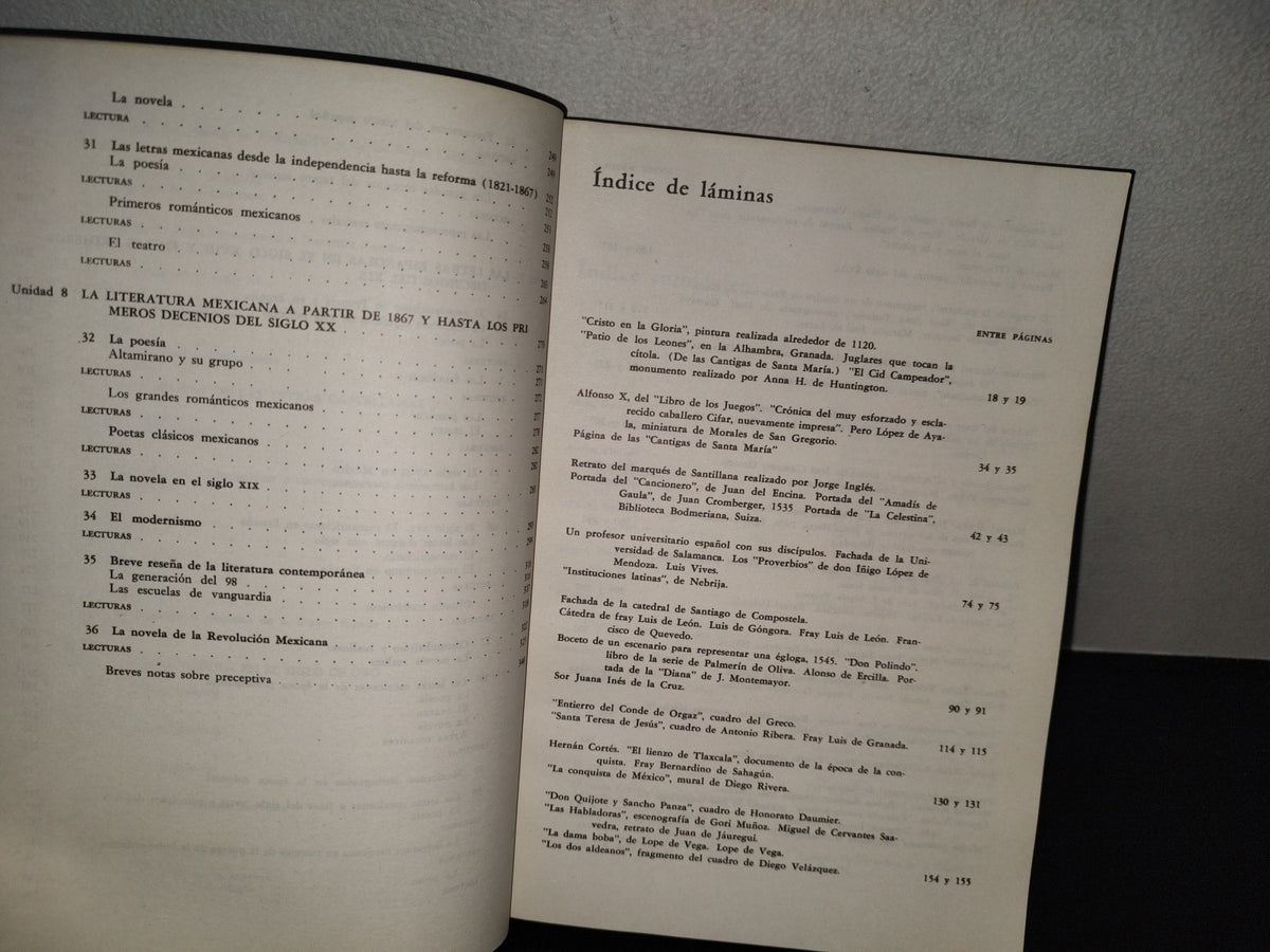 202- Literatura Española Y Mexicana - Francisco Valdés Becerril