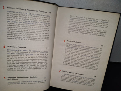 54- Álgebra Moderna. Estructura Y Método Libro I - Dolciani, Berman, Freilich - Publicaciones Cultural, S. A., 1967