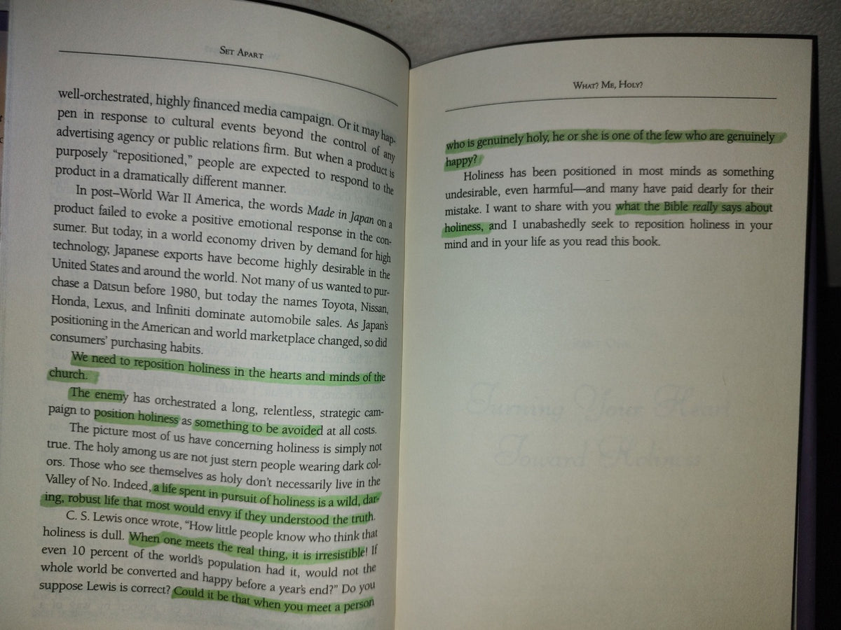 153- Set Apart. Discovering Personal Victory Through Holiness - Bruce Wilkinson