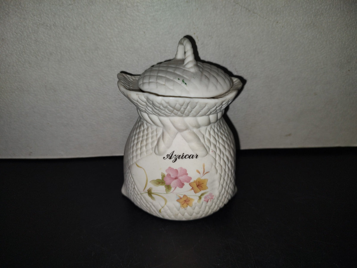 A6- Especiero De Porcelana Vintage Para El Azúcar - 80'S