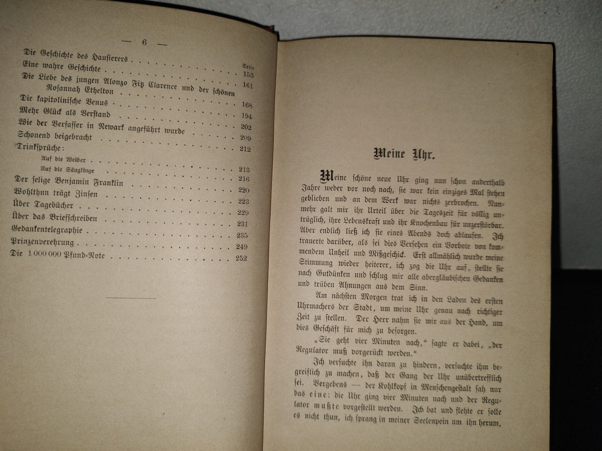 124- Skizzenbuch - Mark Twain, Band 3 - Stuttgart, Verlag Von Robert Lutz - Stuttgart 1895