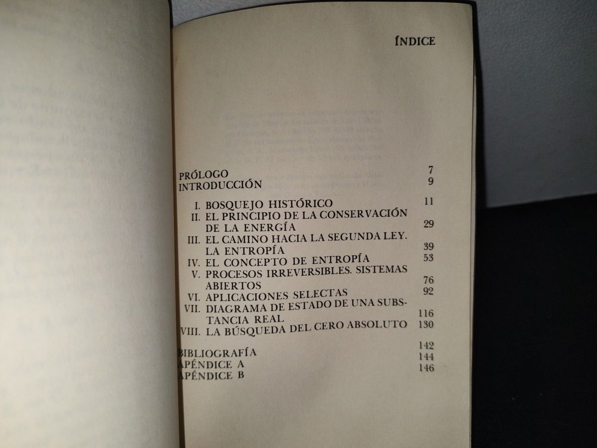 68- De La Máquina De Vapor Al Cero Absoluto (Calor Y Entropía) - Leopoldo García-Colin, 1A. Ed. 1986