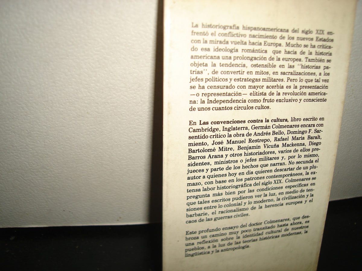 7- Las Convenciones Contra La Cultura - Germán Colmenares