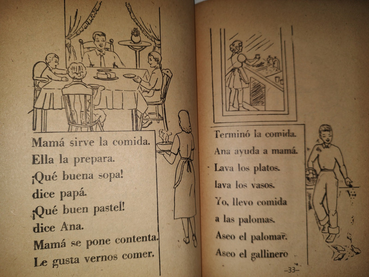 92- Aprende. Libro Primero De Lectura - Amparo Rubio De Contreras. Ediciones ”El Estudiante” - 50'S