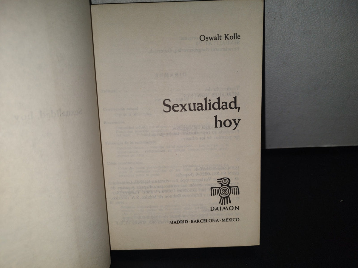 96- Sexualidad Hoy - Oswalt Kolle - 1980