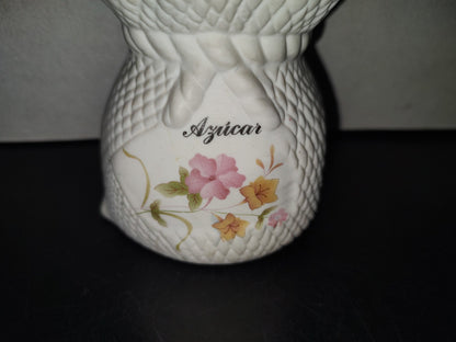 A6- Especiero De Porcelana Vintage Para El Azúcar - 80'S