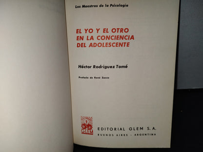 58- El Yo Y El Otro En La Conciencia Del Adolescente - Héctor Rodríguez Tomé