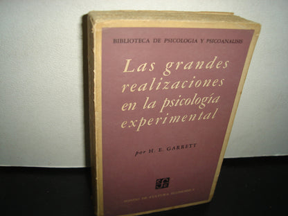 7- Las Grandes Realizaciones En La Psicología Experimental - H. E. Garrett