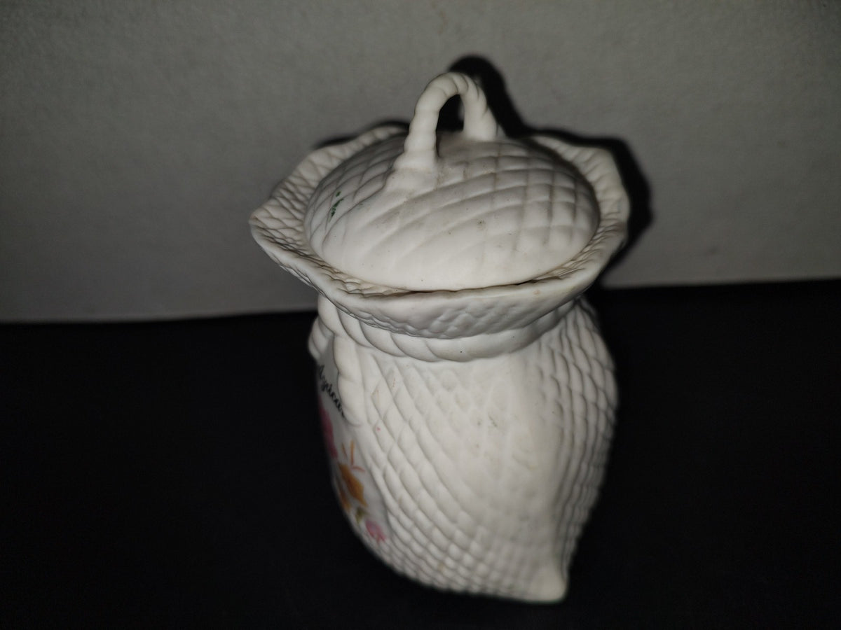 A6- Especiero De Porcelana Vintage Para El Azúcar - 80'S