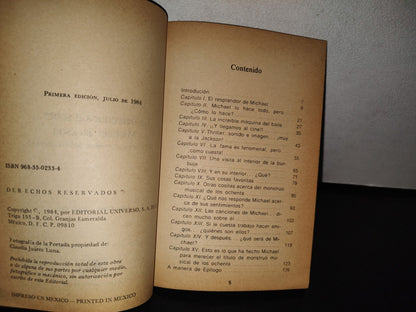 93- Lo Desconocido Sobre... Michael Jackson - Pilar Obón Y Jorge Sola - Primera Edición 1984