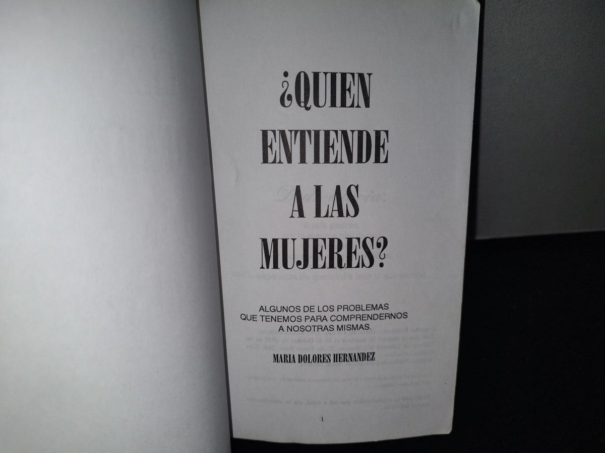 92- ¿Quién Entiende A Las Mujeres? - María Dolores Hernández