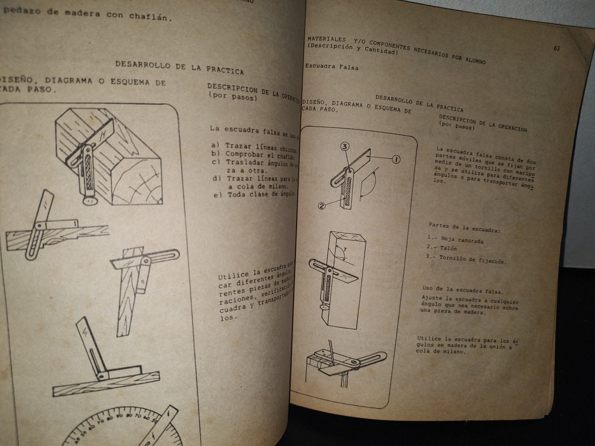 83- Carpintería. Colegio Nacional De Educación Profesional Técnica - Primera Edición 1984
