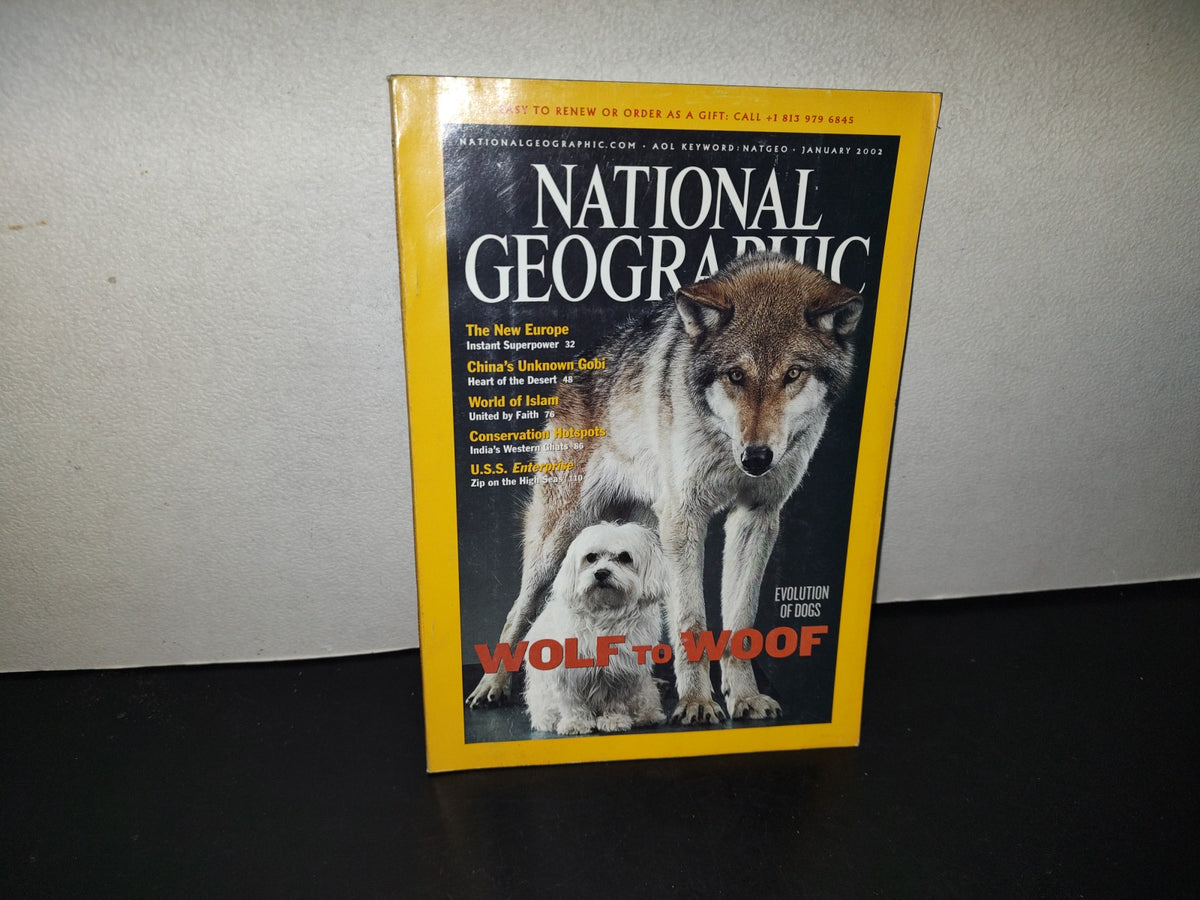 209- National Geographic. Evolution Of Dogs Wolf To Wolf - January 2002