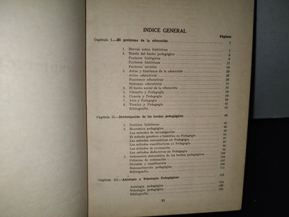 85- La Ciencia De La Educación - Santiago Hernández Ruiz, Domingo Tirado Benedi - 1949