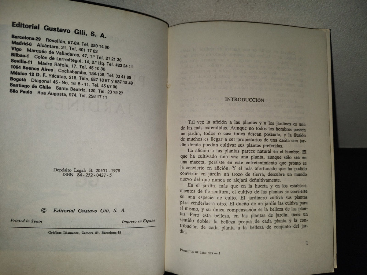 202- Proyectos De Jardines - Noel Clarasó - 1978