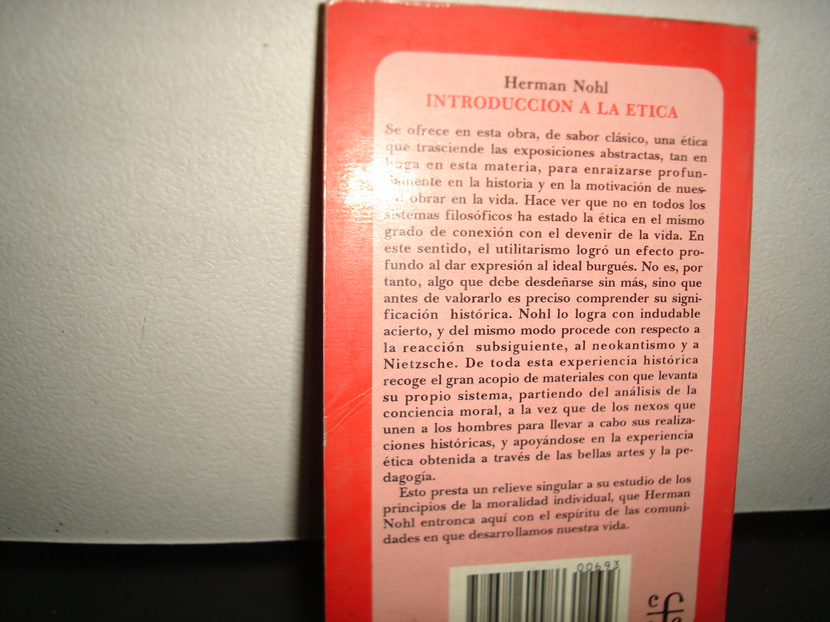 21- Introducción A La Ética - Herman Nohl
