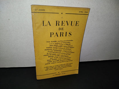 180- La Revue De Paris. De Berlin A Geneve... - Avril 1954