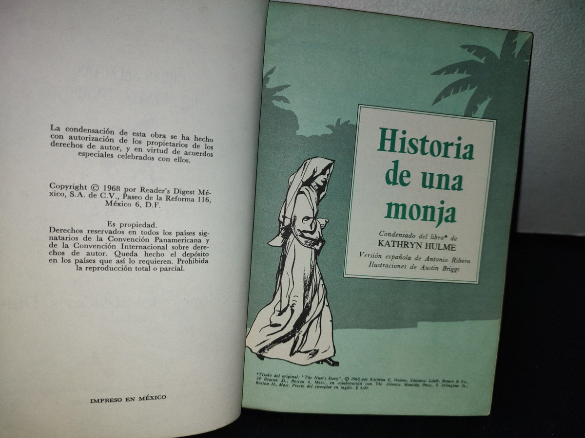 192- Historia De Una Monja - Kathryn Hulme - Reader'S Digest Selecciones - 1968