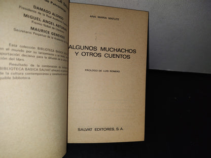 78- Algunos Muchachos Y Otros Cuentos - Ana María Matute