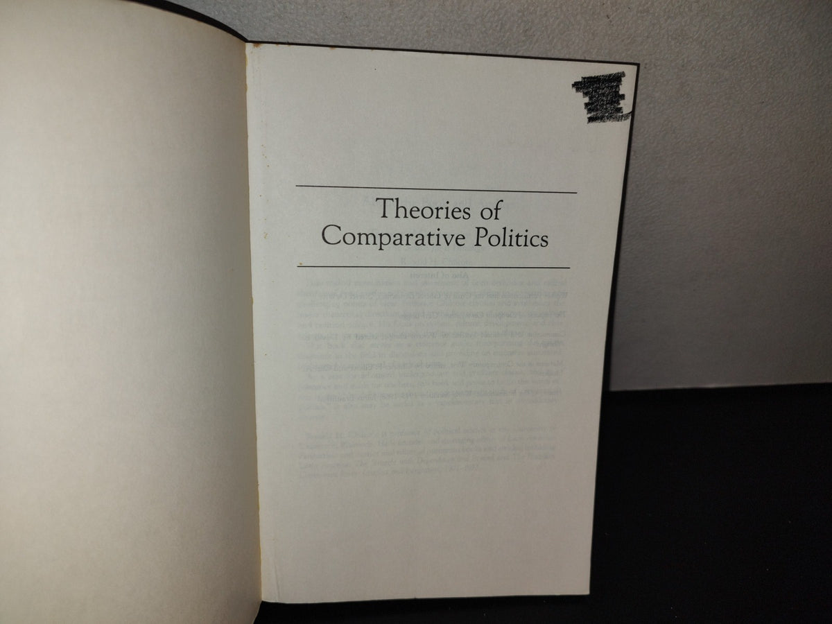 114- Theories Of Comparative Politics - Ronald H. Chilcote - Westview Press - 1981