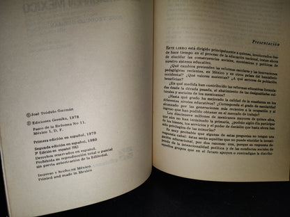 215- Alternativas Para La Educación En México - José Teódulo Guzmán - Ediciones Gernika