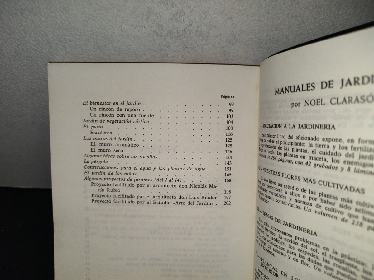 202- Proyectos De Jardines - Noel Clarasó - 1978