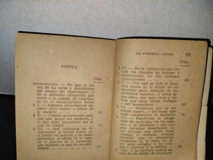 68- Mini Libro, La Perfecta Casada - Fray Luis De León - 70'S