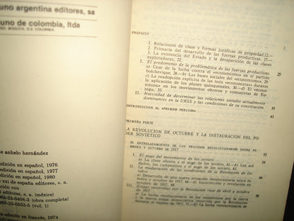 7- Las Luchas De Clases En La Urss. Primer Período 1917-1923 - Charles Bettelheim - Siglo Veintiuno Editores - 1980