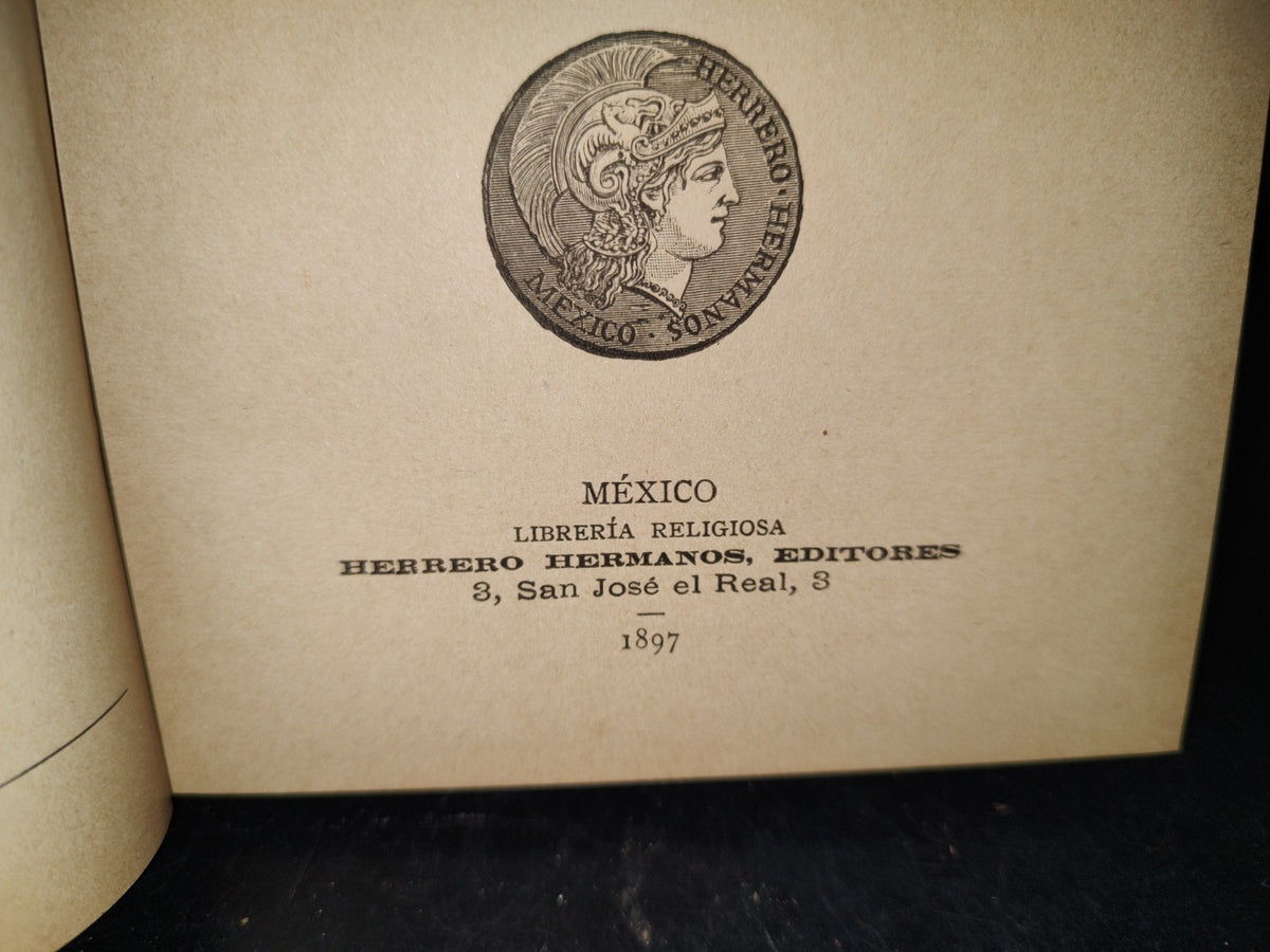 60- Contemplaciones Eucarísticas- Enrique Bolo. México, Librería Religiosa, Herrero Hermanos, 1897