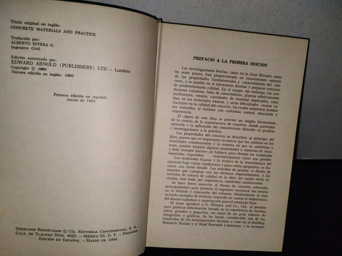 100- Elaboración Del Concreto Y Sus Aplicaciones - L. J. Murdock - Primera Edición 1964