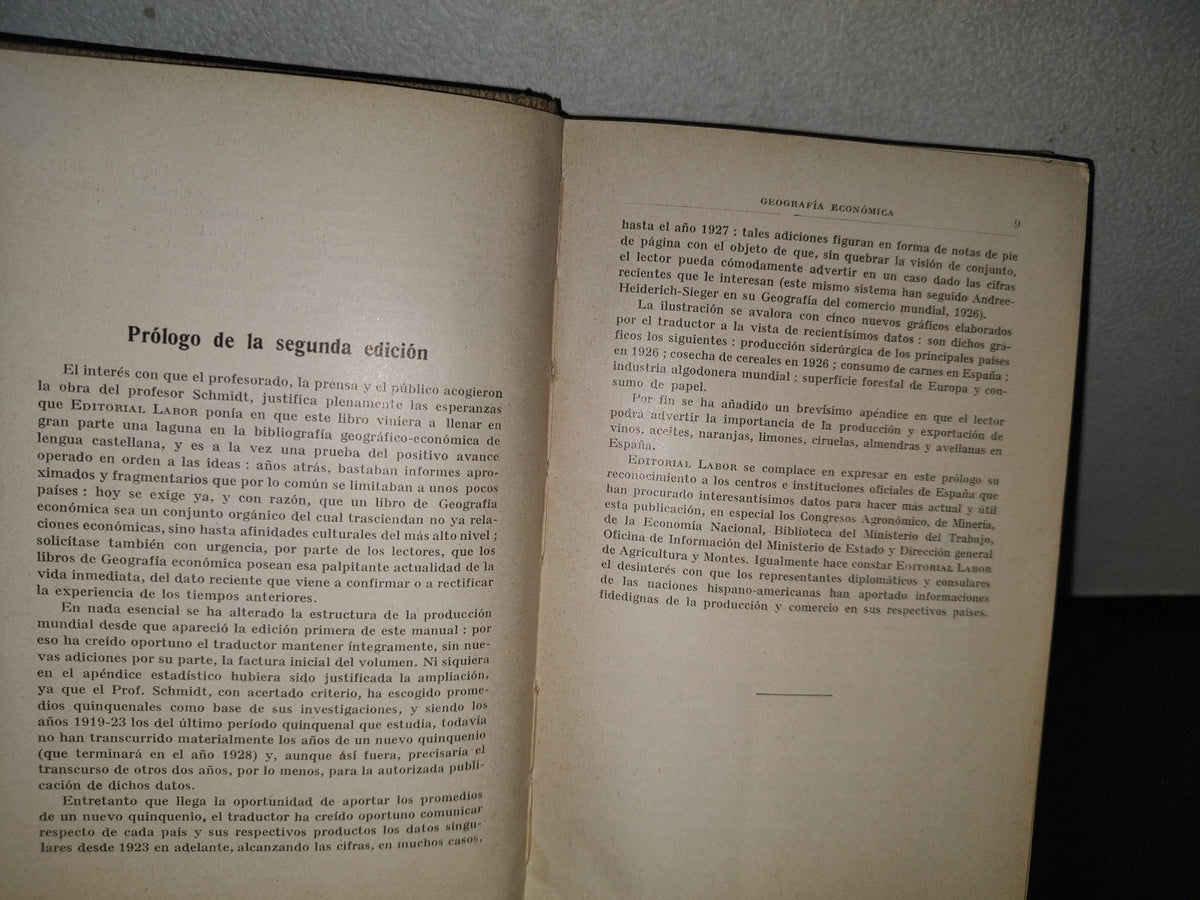 93- Colección Labor. Geografía Económica - Walther Schmidt - 1933
