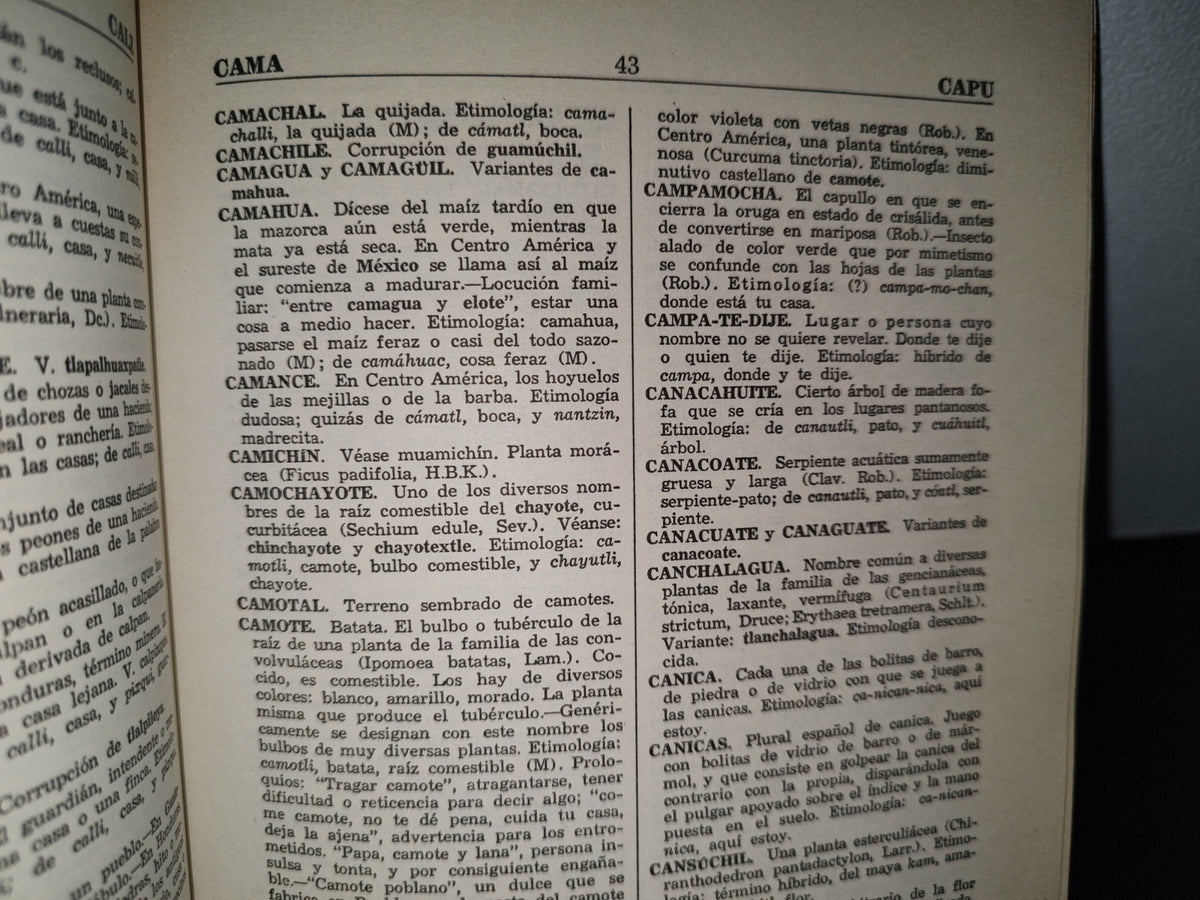 77- Diccionario De Aztequismos - Luis Cabrera - Ediciones Oasis, S. A., México, 1984