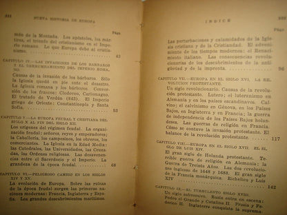 161- Nueva Historia De Europa - Gustave Herve - México, Ediciones Caf 1944