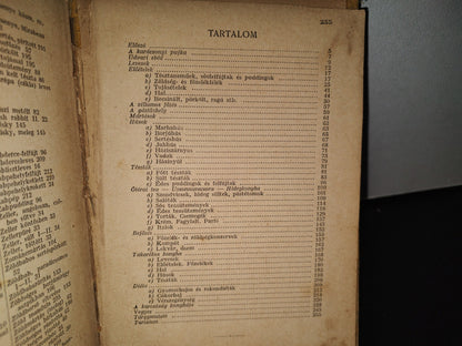 90- Antiguo Libro Húngaro De Cocina. Az Ínyesmester Ezer Új Receptje - Athenaeum 1935