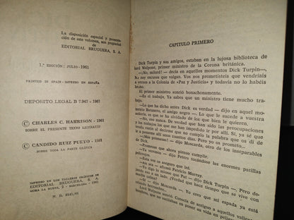 118- Dick Turpin Y El Enmascarado - Charles C. Harrison - Editorial Bruguera 1961