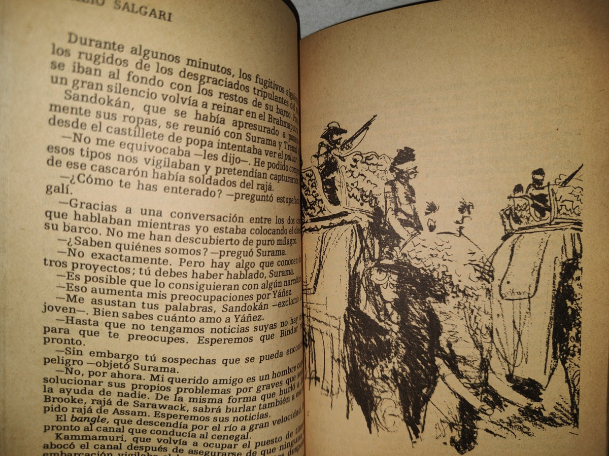 151- Emilio Salgari: A Orillas Del Brahmaputra - Ediciones Orbis, S. A. - 1987
