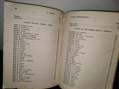 80- Cocina Vegetariana - C. Gandia De Fernández - 1978