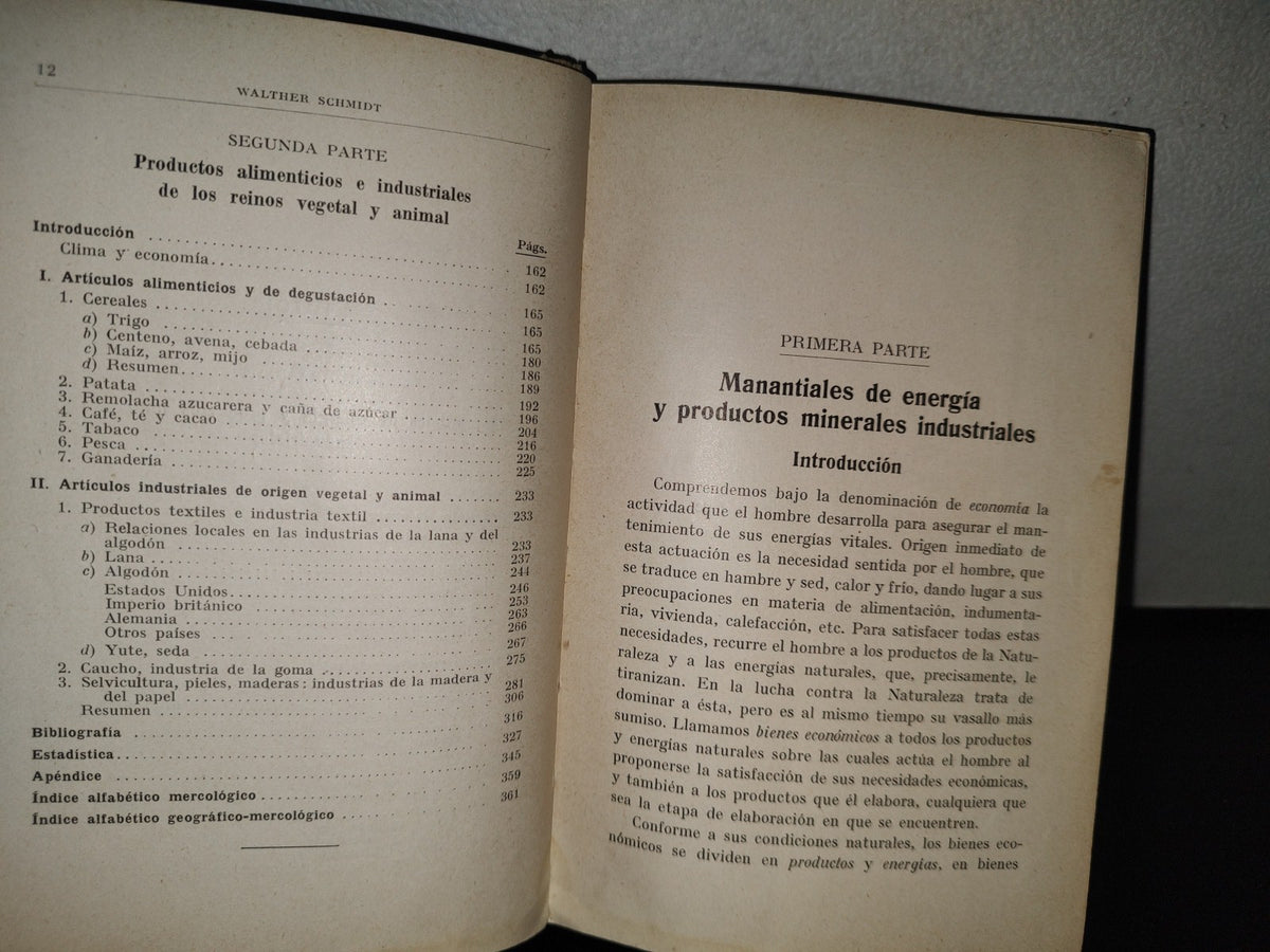 93- Colección Labor. Geografía Económica - Walther Schmidt - 1933