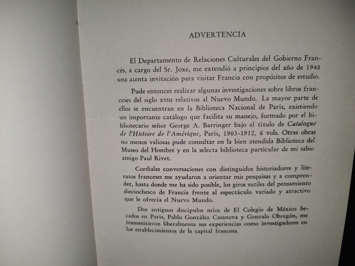 84- América En El Espíritu Francés Del Siglo Xviii - Silvio Zavala - 1983