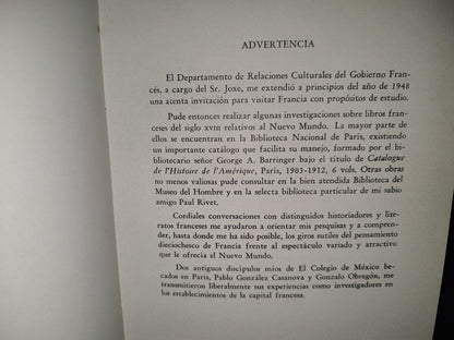 84- América En El Espíritu Francés Del Siglo Xviii - Silvio Zavala - 1983