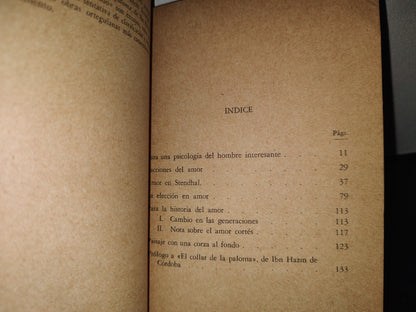143- Estudios Sobre El Amor - José Ortega Y Gasset - 1971