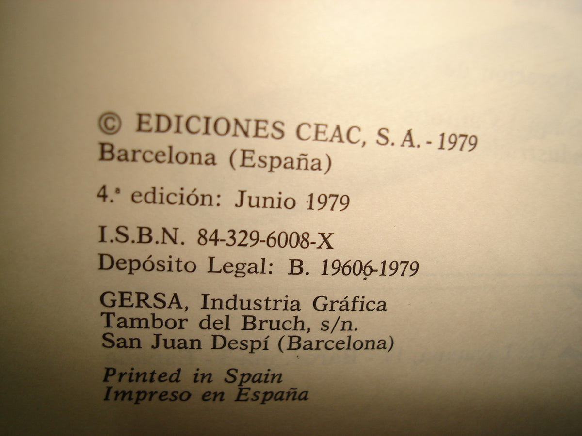 160- Instalaciones Eléctricas Generales - José Ramírez Vázquez. Enciclopedia Ceac De Electricidad - Ediciones CEAC, S. A. 1979