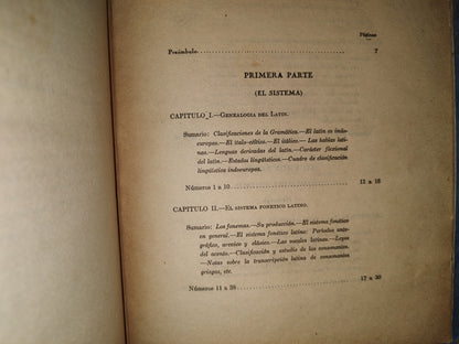 174- Gramática Del Latín Clásico - J. González Moreno, México 1940