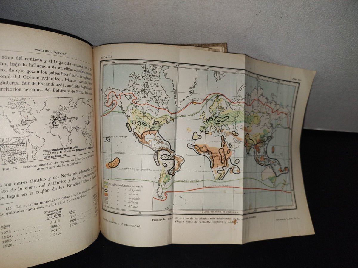 93- Colección Labor. Geografía Económica - Walther Schmidt - 1933