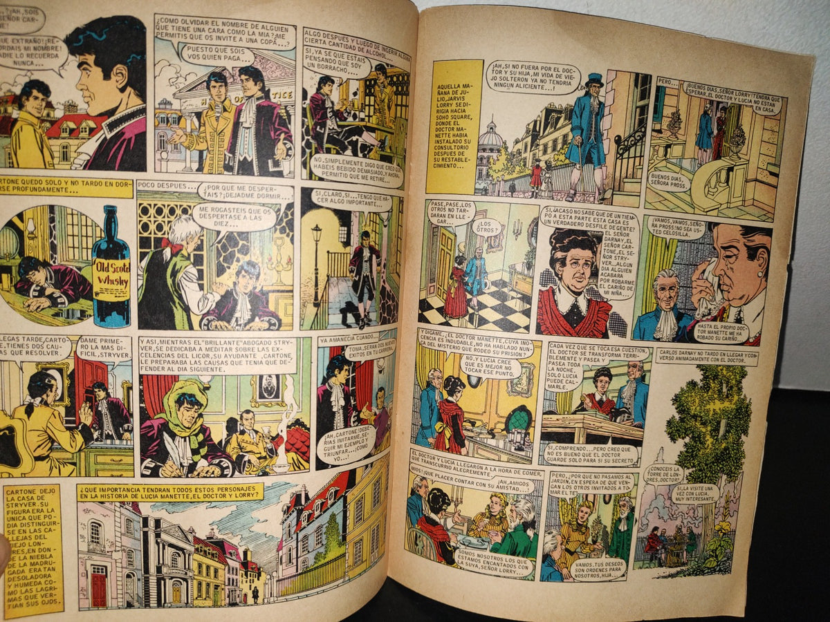 128- Joyas Literarias Juveniles 3. Historia De Dos Ciudades - Carlos Dickens - 1979