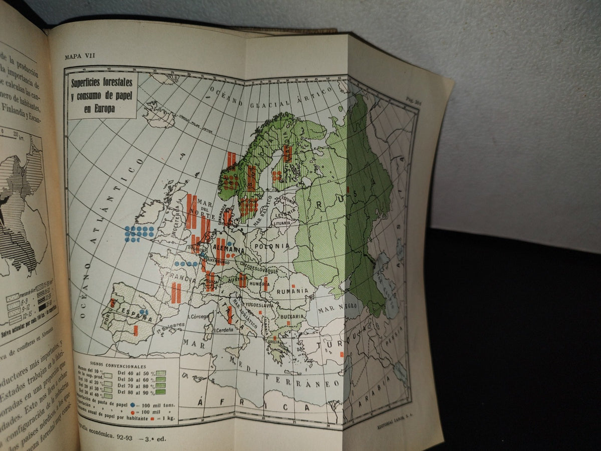 93- Colección Labor. Geografía Económica - Walther Schmidt - 1933